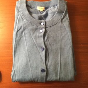 Jcrew blue cardigan