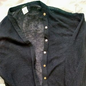J.crew linen island cardigan