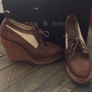 Rag & Bone 'Salford Brogue Wedge'