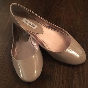 Nude Steve Madden flats, style: P-Heaven
