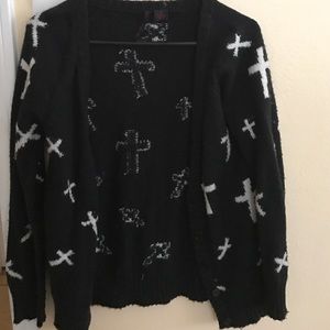 Cross cardigan