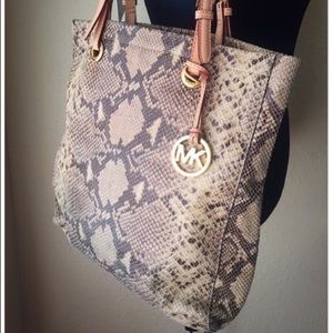 Michael Kors Python Tote Bag