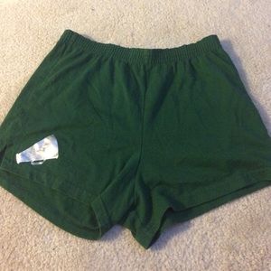 🎀Custom Megaphone Green Cheer Shorts🎀