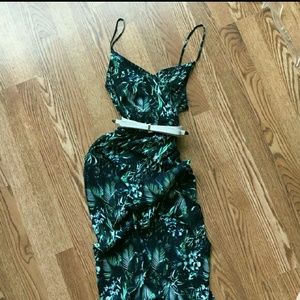 Floral pattern maxi dress