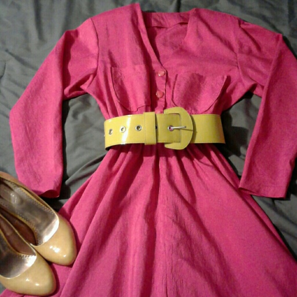 Vintage pink dress