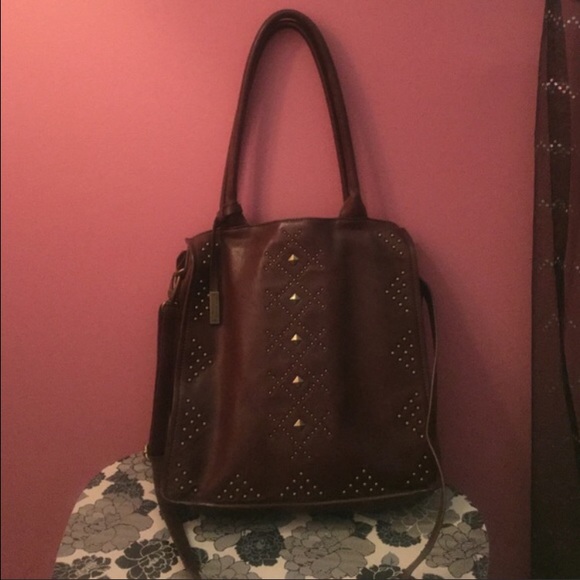 Lucky brand leather tote