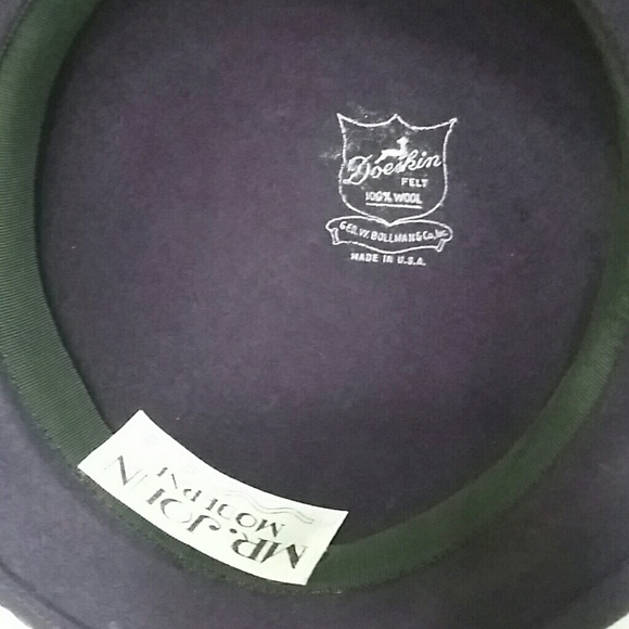 Mr John Modern Purple Feather Hat