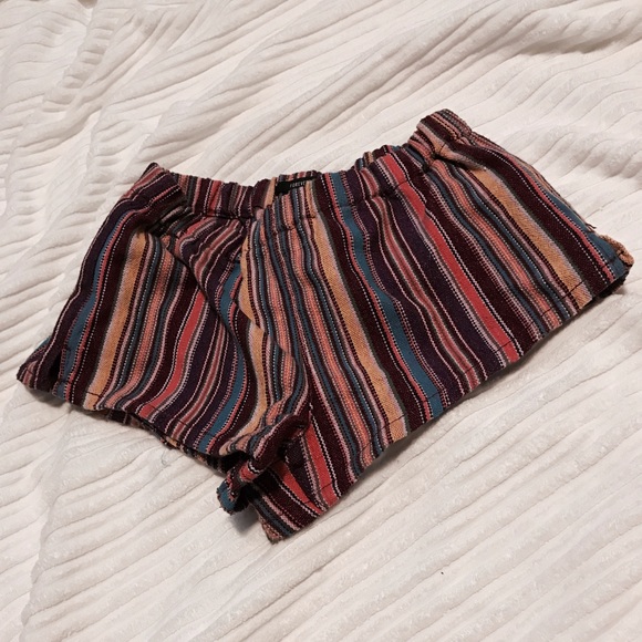 Tribal striped shorts