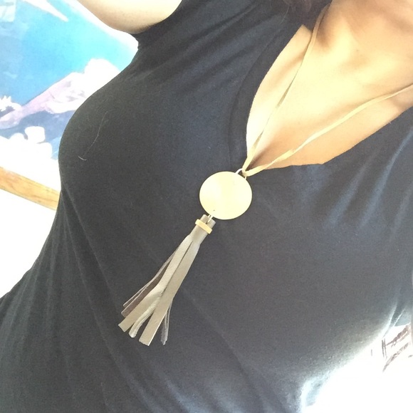 Hammered Shield Necklace - Picture 4 of 4