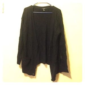 Black cardigan