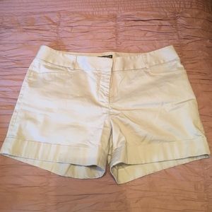 Express Khaki Editor Shorts
