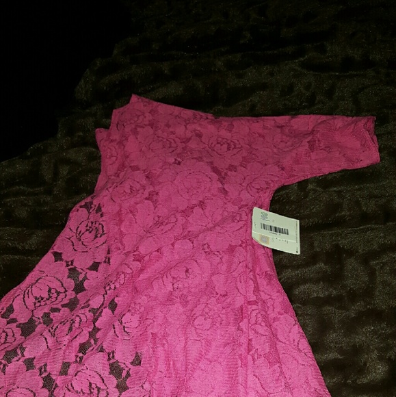 Lularoe Pink Lace Lindsay