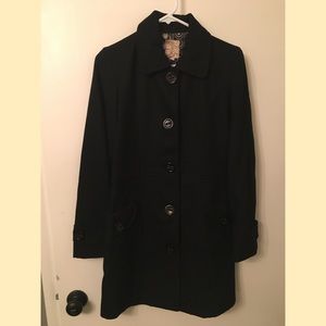 Black pea coat