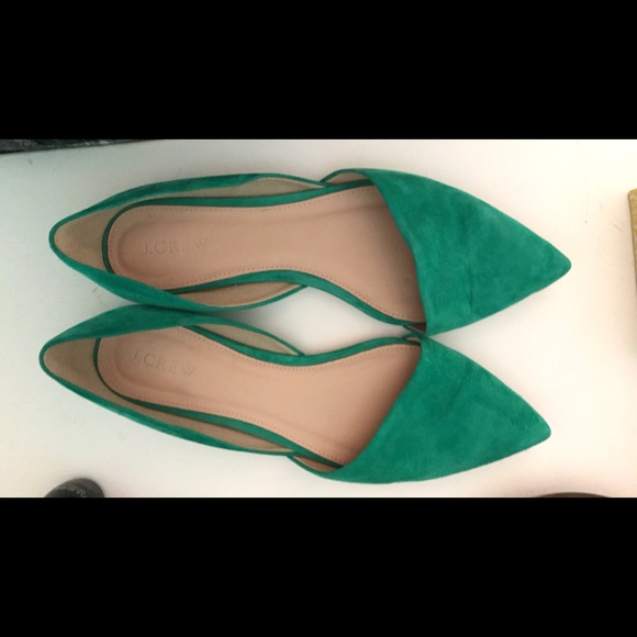 Jcrew suede flats