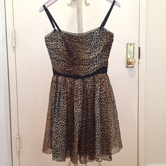 D&G Leopard Print Chiffon Dress