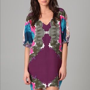 Tibi Calla Lily V neck dress