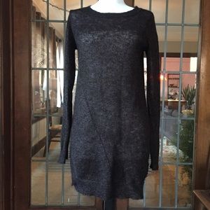 AllSaints Spitalfields Metallic Sweater Dress