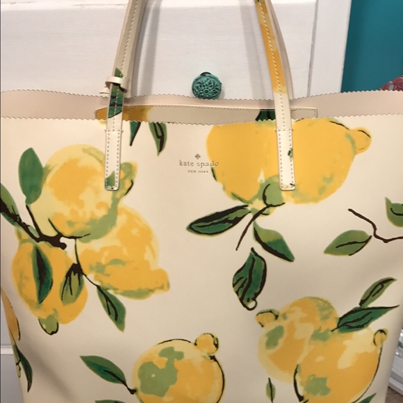 Kate Spade Painterly Lemon Street Len Tote