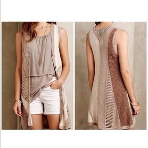 AUTHENTIC Anthropologie Rosie Niera Cardigan Vest