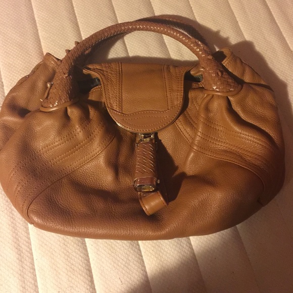 Camel Fendi spy bag