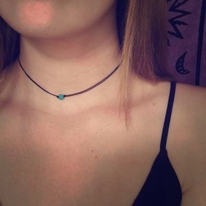 Boho 90's Turquoise Choker