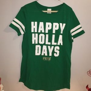Victoria's Secret Pink holiday shirt