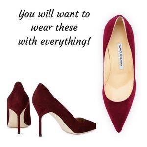 Manolo Blahnik BB Pony Hair Pump 39