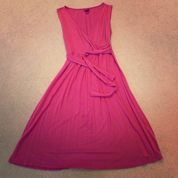 Merona faux wrap around dress