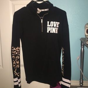 VS Pink half zip