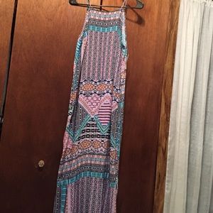 Long, thin strapped dress