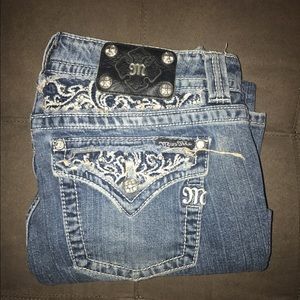 Miss Me brand boot cut jeans!