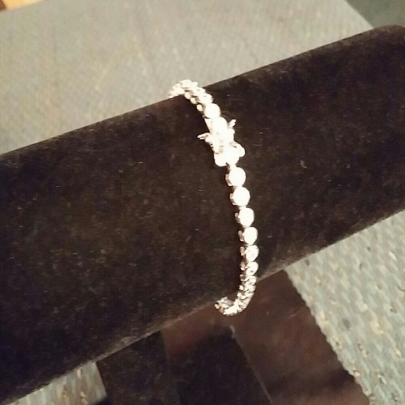 Jewelry - Sterling Silver and CZ Tennis Bracelet