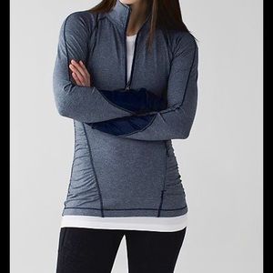 Lululemon KRISS CROSS "Inkwell" (Navy) 1/2 ZIP