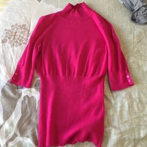 Women's 3/4 sleeve mock neck sweater