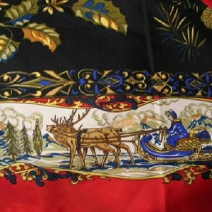 Russian scene scarf