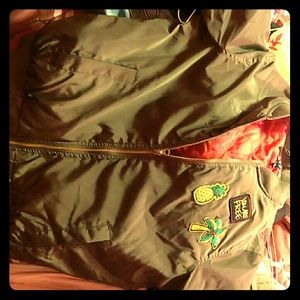 Olive Varsity Jacket