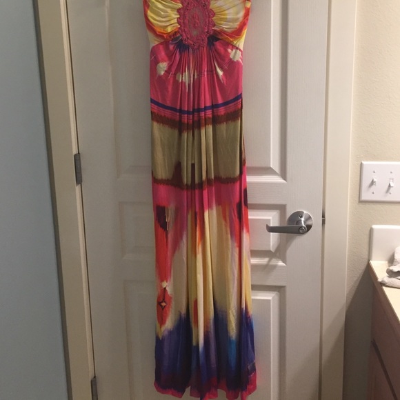 Sky maxi dress
