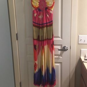 Sky maxi dress