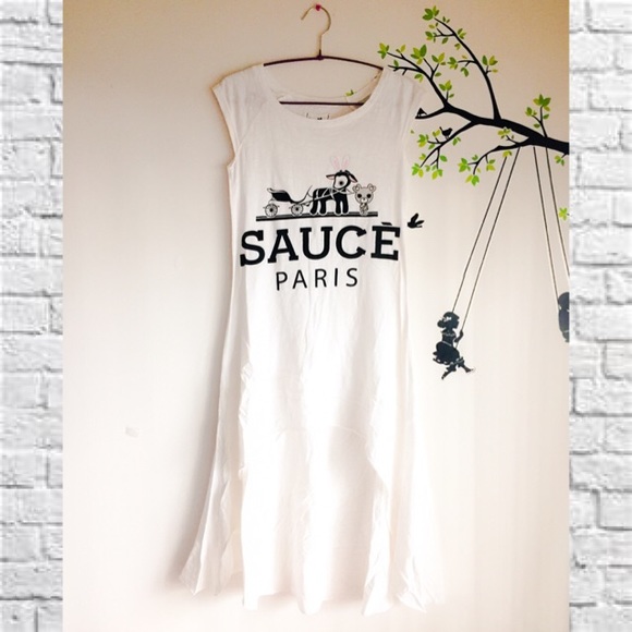 Sauce - Paris hi-low sleeveless dress XS (reg.$92)