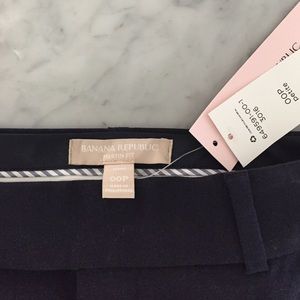 Size 00P navy blue trousers from Banana Republic