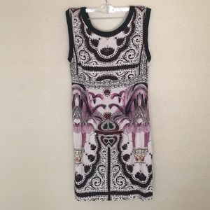 New Maje figue palm print dress