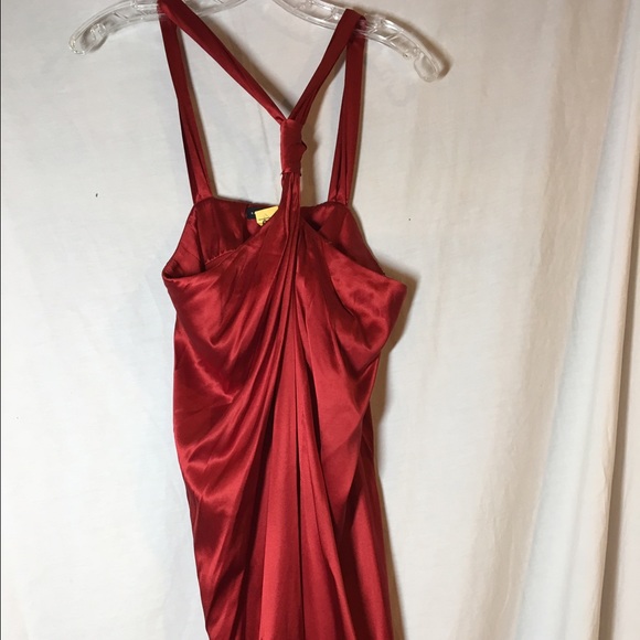 Banana Republic Red Silk Cocktail Dress