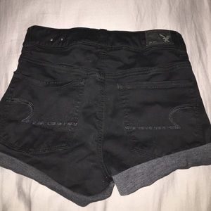 Black AE high rise shorts