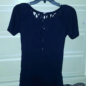 NWT Free People dark blue top