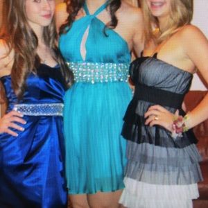 Turquoise Party Dress