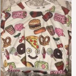 Food themed Crop Top