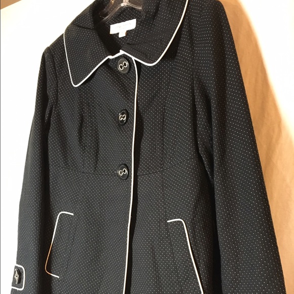 *FINAL PRICE* Black and White Polka Dot Jacket