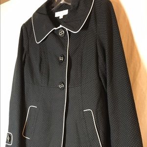 *FINAL PRICE* Black and White Polka Dot Jacket