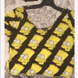 Bart Simpson Crop Top