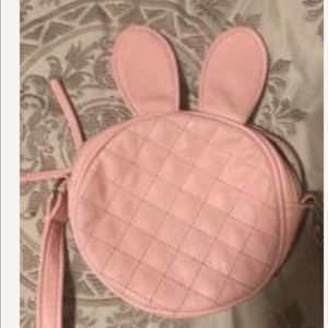 Pink bunny purse